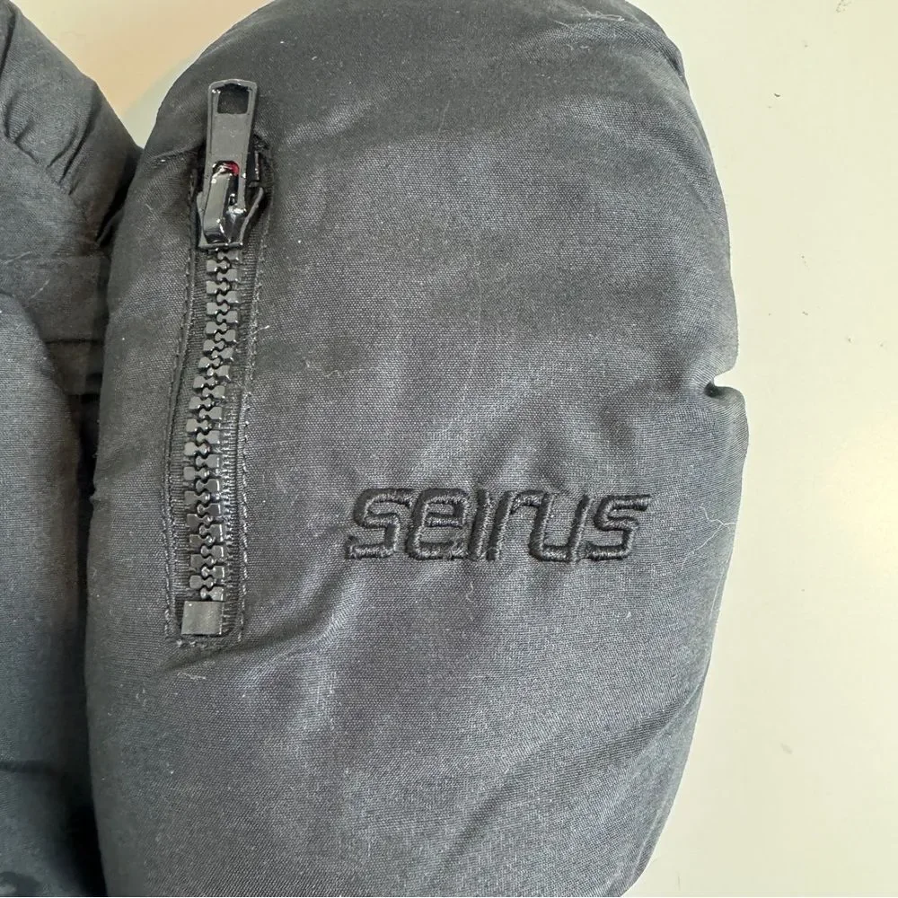 Seirus Thermolite Unisex Black Mittens Waterproof Breathable L